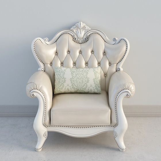 Royal Style Chair 3D Model for Modern Design