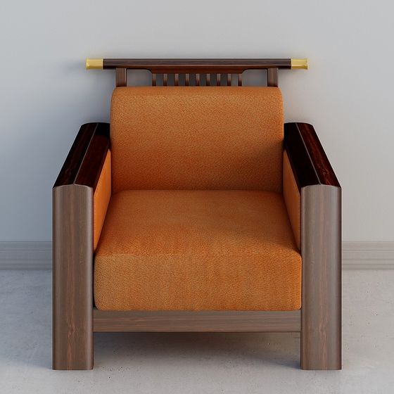Cozy Lounge Chair 3D model