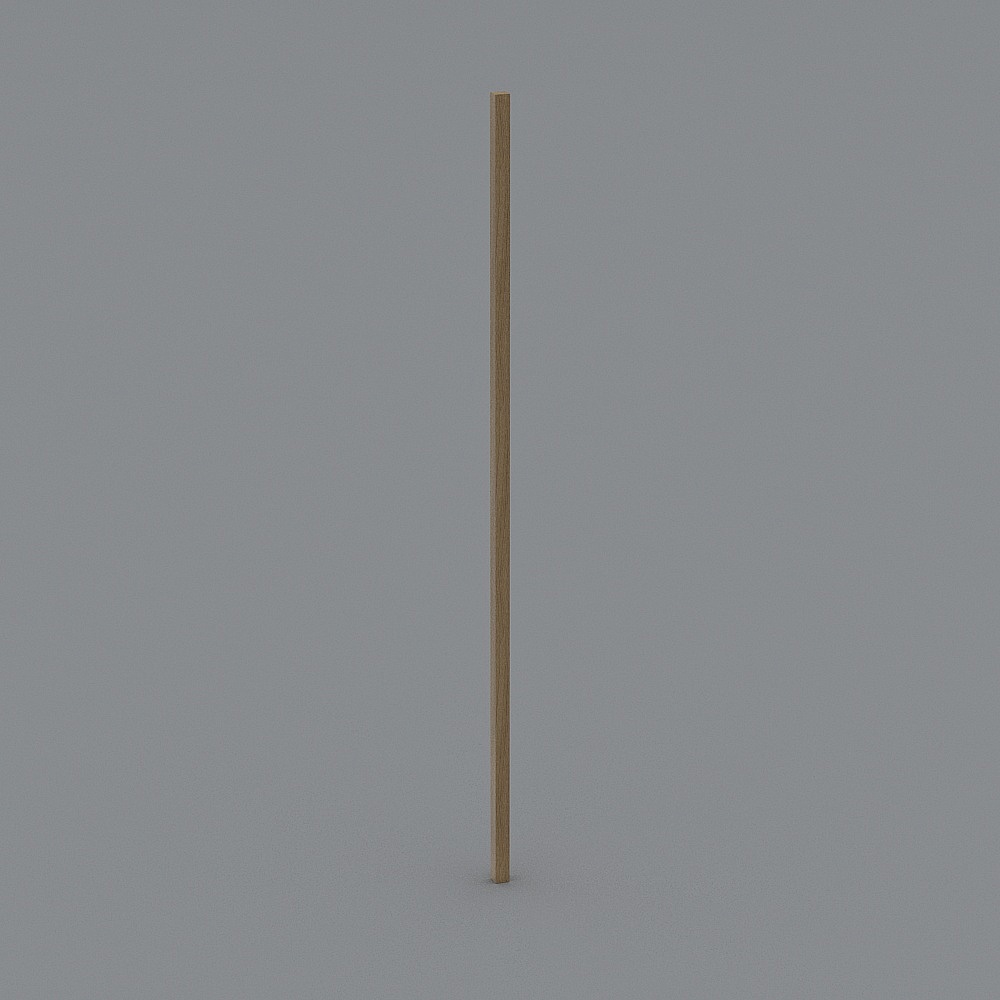 Columnas de madera de color