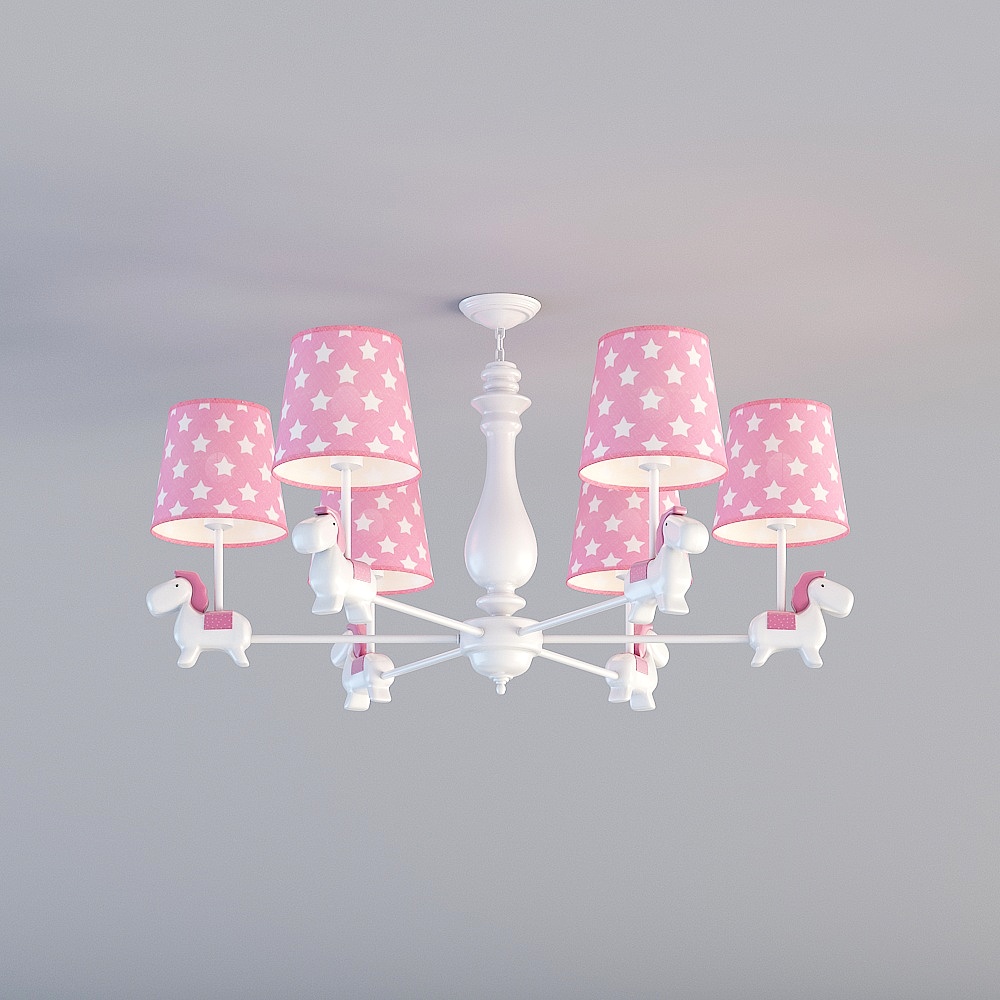 Dreamy Children's Lamp 3D model