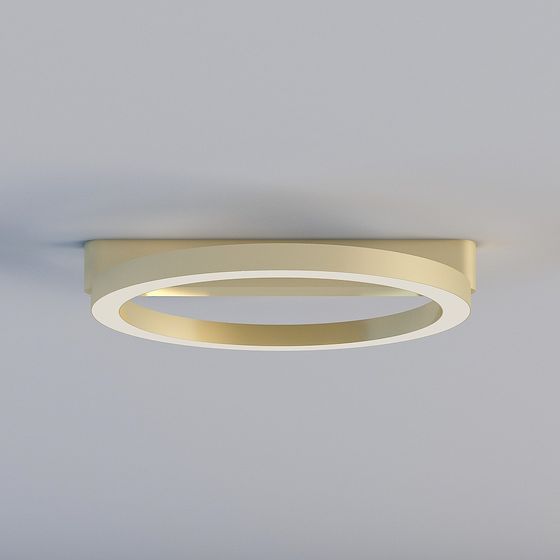 Circular Ceiling Light 3D model for Modern Interiors