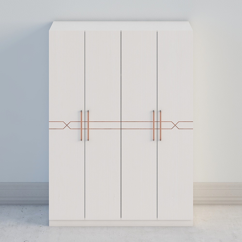 ตู้เสื้อผ้าสี่ประตู 8A60