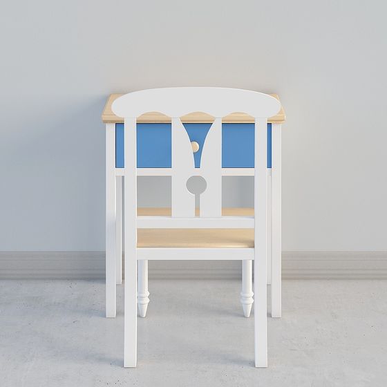 Vintage Wooden Side Table 3D model for Modern Spaces