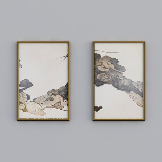 Yunlong Dual Painting 3D model for Creative Spaces