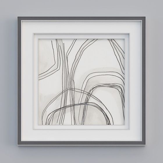 Abstract Line Framework 3D model