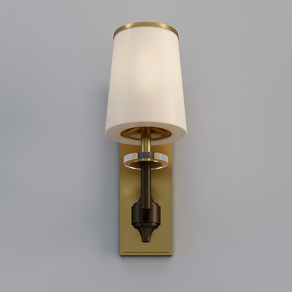 Elegant 3D Wall Lamp Model for Modern Interiors