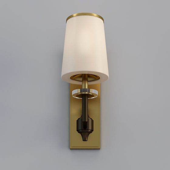 Elegant 3D Wall Lamp Model for Modern Interiors