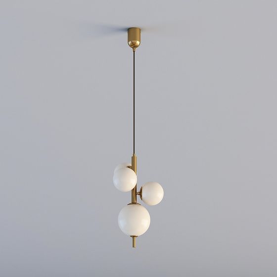 Stylish Modern Chandelier 3D model for Contemporary Spaces