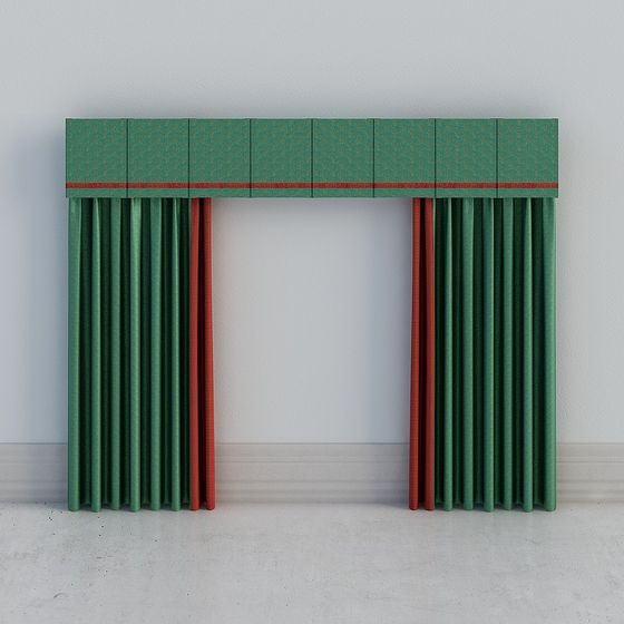 Vintage Curtain Arch 3D model for Artistic Creations