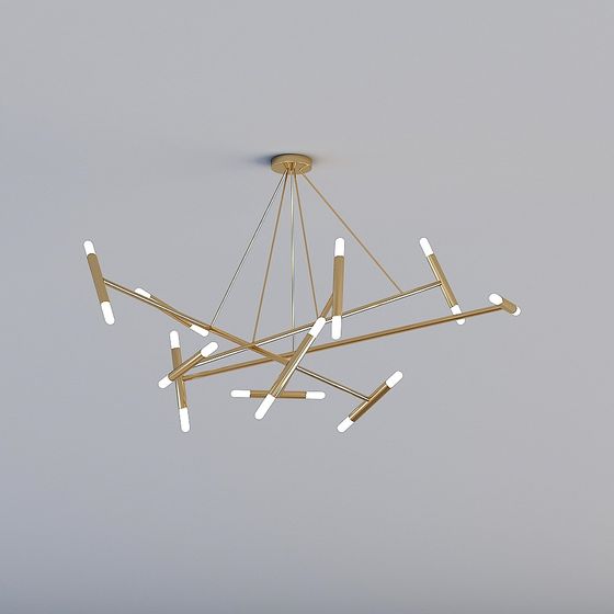 Starburst Chandelier 3D model