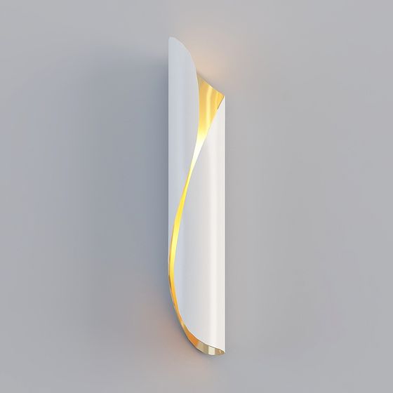 Luminous Elegance Wall Lamp 3D model for Modern Spaces