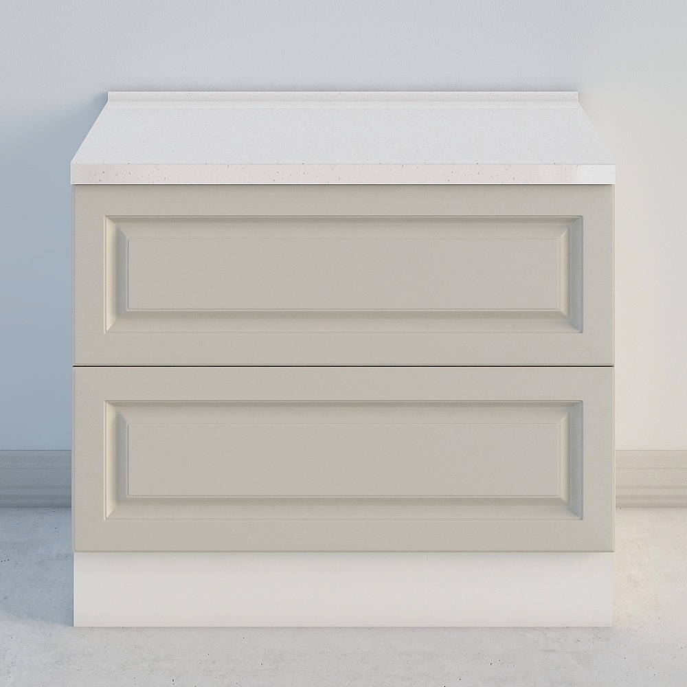 E-308 Double Drawer Floor Cabinet