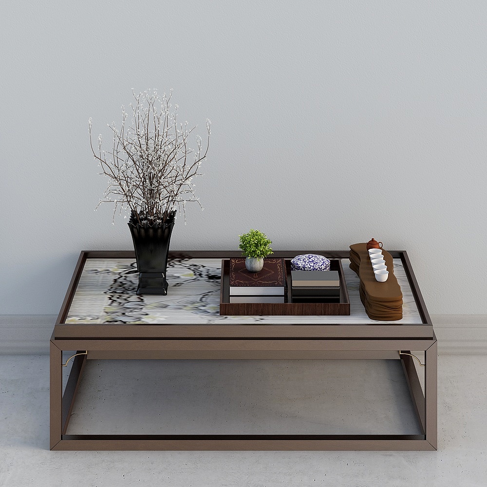 Elegant Minimalist Coffee Table 3D model