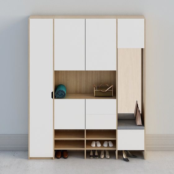Multifunctional Shoe Cabinet 3D model