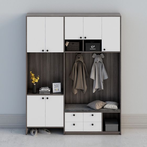 Multi-Functional Storage Cabinet 3D model