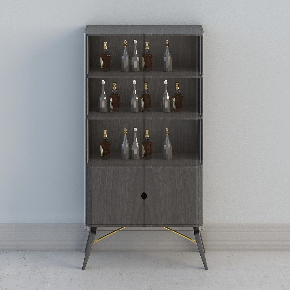 Urban Wine Cabinet 3D Model