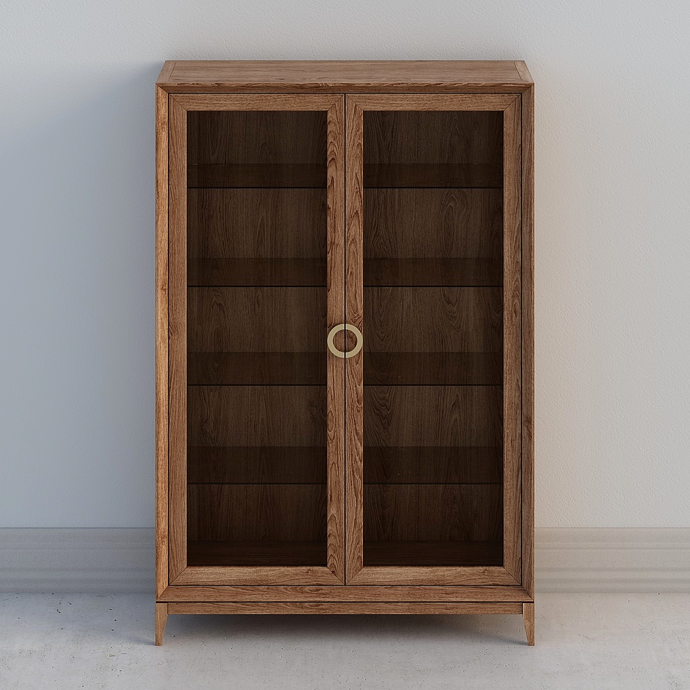 Cool house music-new Chinese style wine Cabinet 3D model downloa