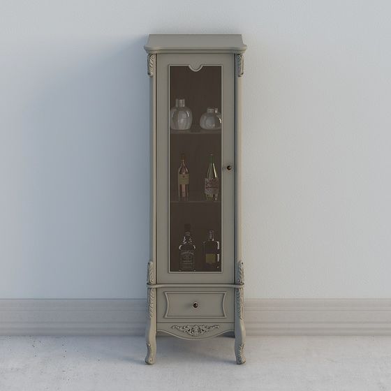 Vintage Cabinet 3D Model for Modern Design