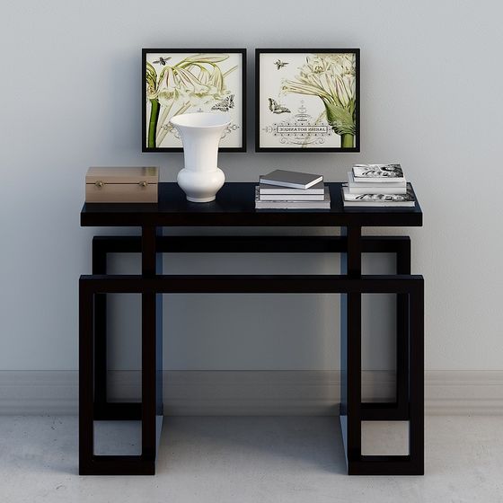 Urban Console Table 3D model