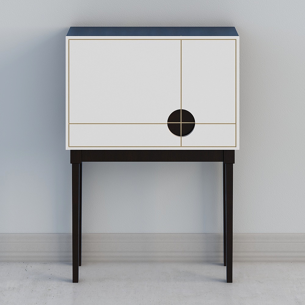 Urban Corner Cabinet 3D model