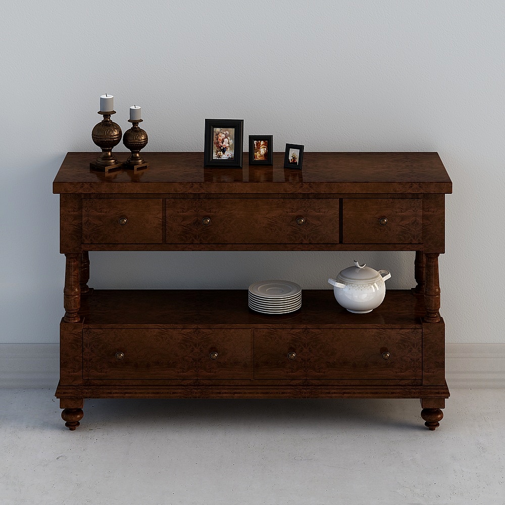American sideboard 3D model download ID_ 727763-