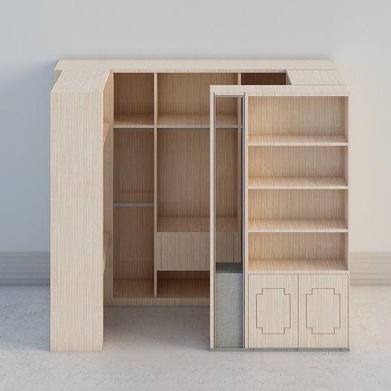 Urban Closet 3D model for Modern Interiors