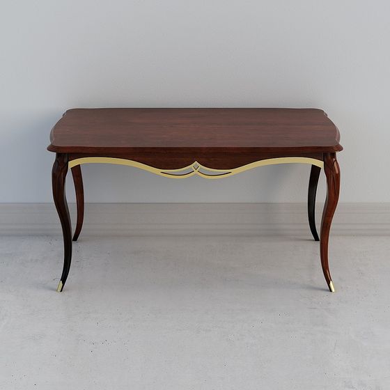 Art Nouveau Console Table 3D model for Modern Spaces