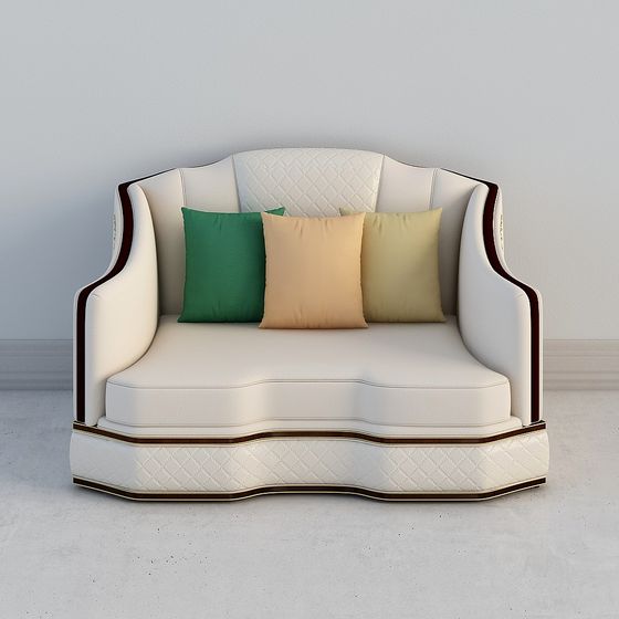 Chic 3D Model Sofa for Modern Interiors
