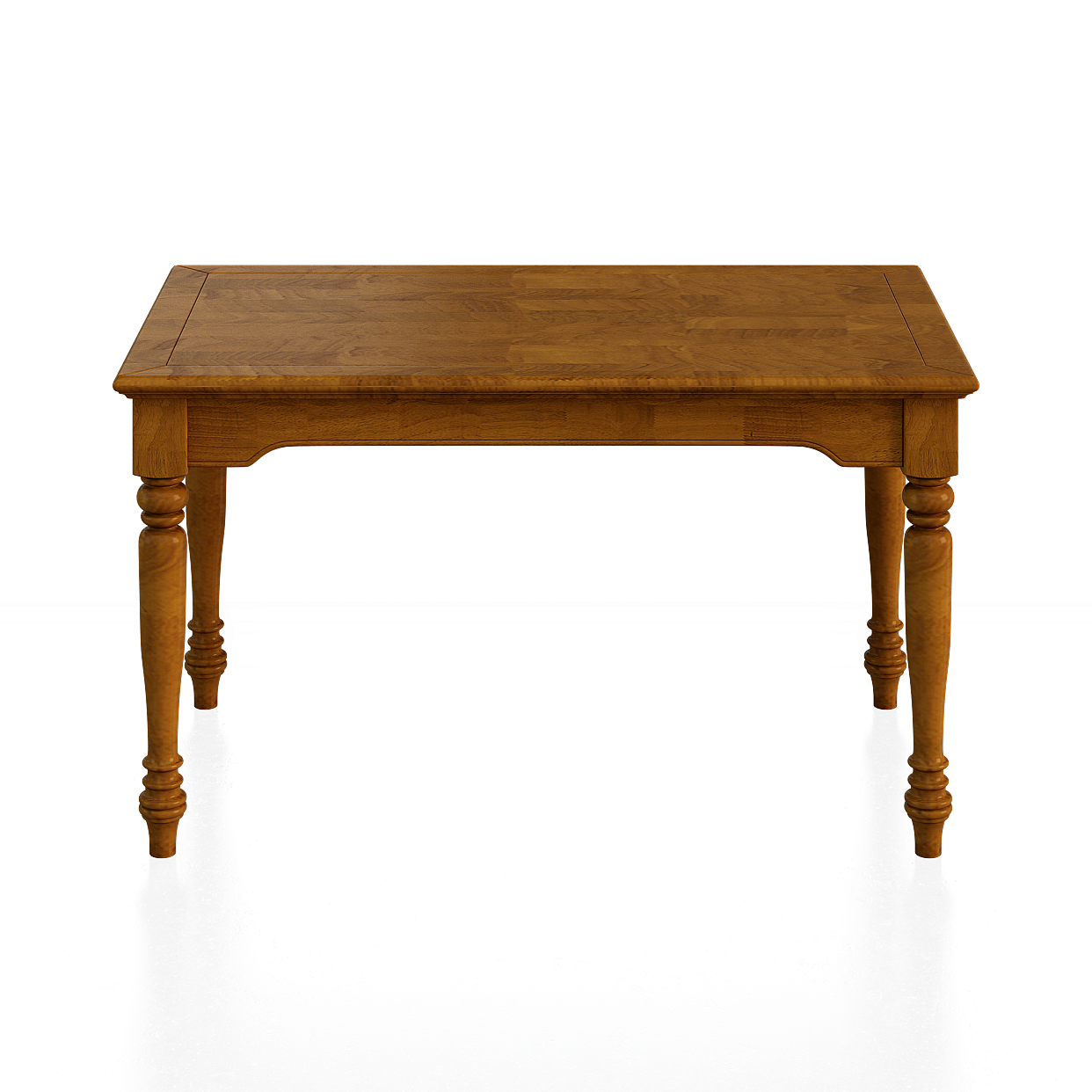 Vintage Wooden Table 3D Model – Classic Low-Poly Design