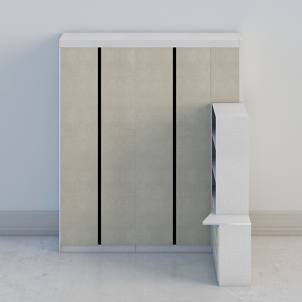 Urban Window Cabinet 3D model