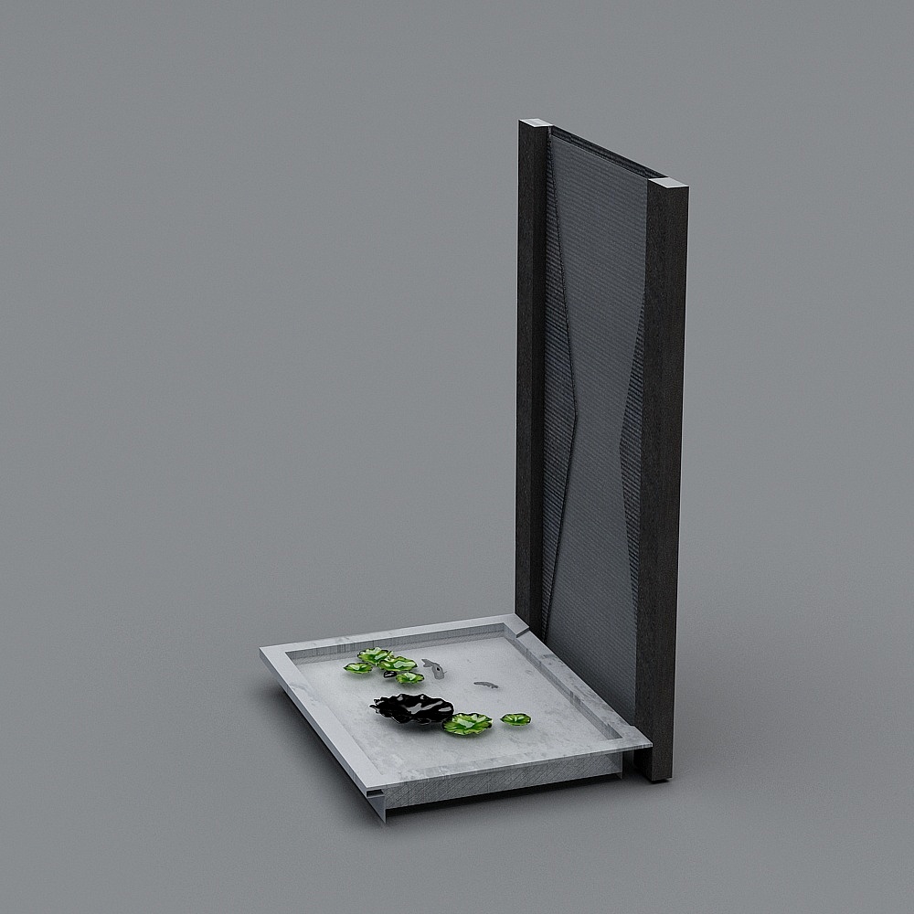 Fish ponds and waterfalls