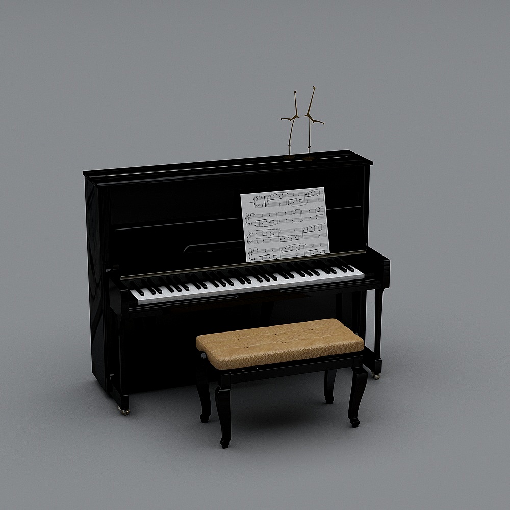 Black piano