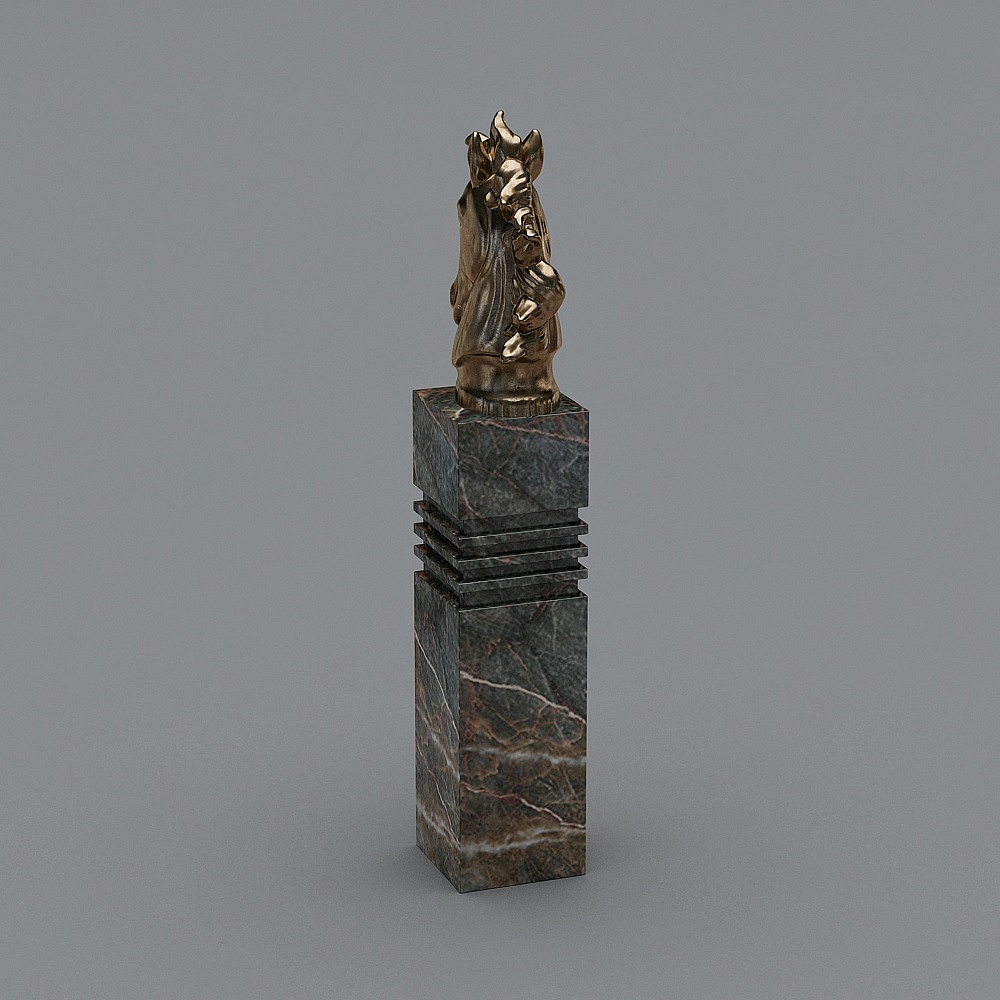 City Guardian 3D Model Sculpture