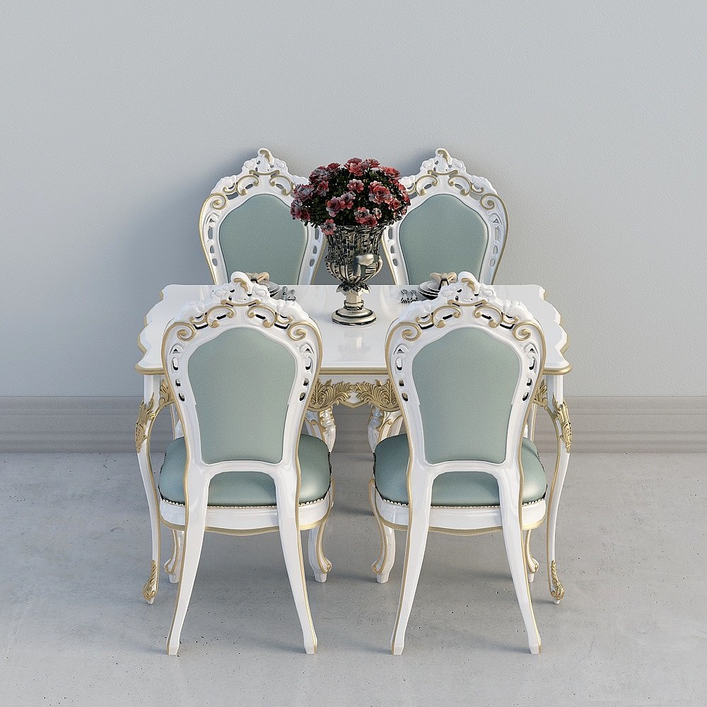 European Dining Sets,White