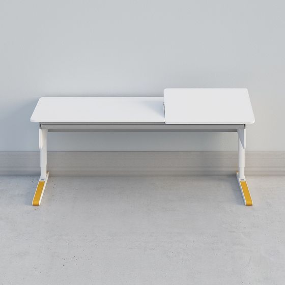 Adjustable Height Office Desk 3D model