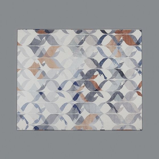 Abstract Stream 3D model - Modern Art Aesthetics