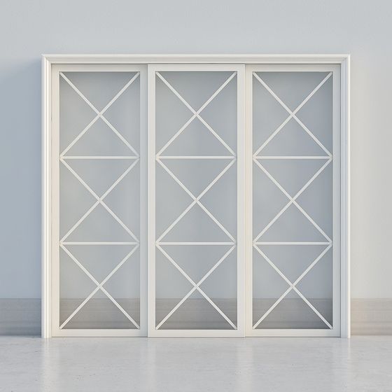Geometric Door 3D model