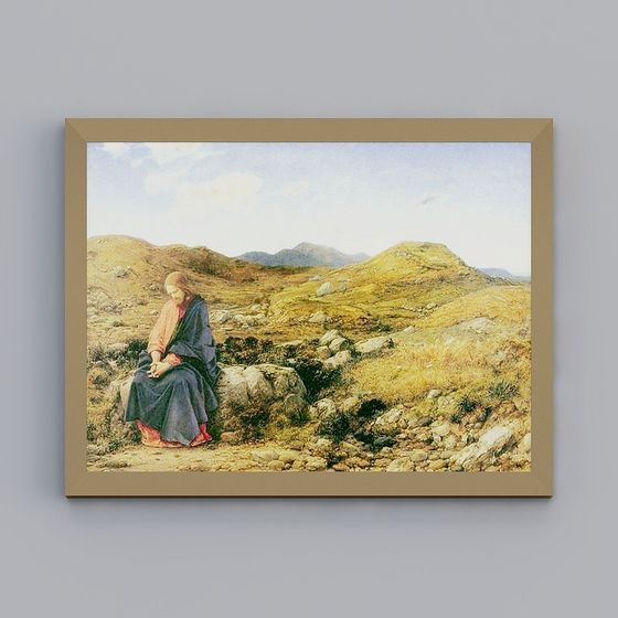 Solitary Traveler 3D model - Inspirational Art for Modern Use