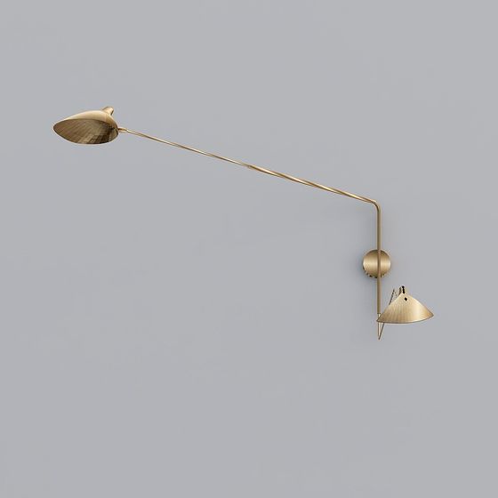 Elegant Wall Light 3D model for Modern Interiors