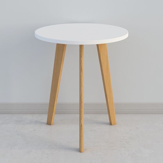 Nordic Small Round Table 3D model