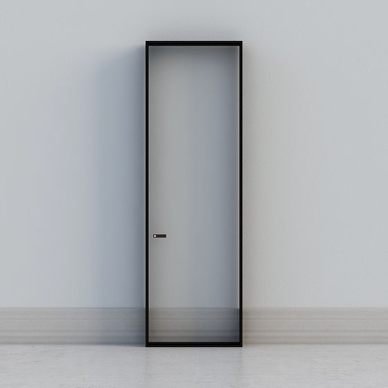 Invisible Door 3D model - Modern Minimalist Design