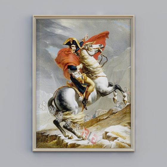 Napoleon Crossing the Alps 3D model for Creative Projects