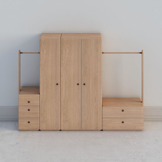 Urban Closet 3D model for Modern Interiors