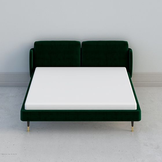 Velvet Dream Bed 3D model