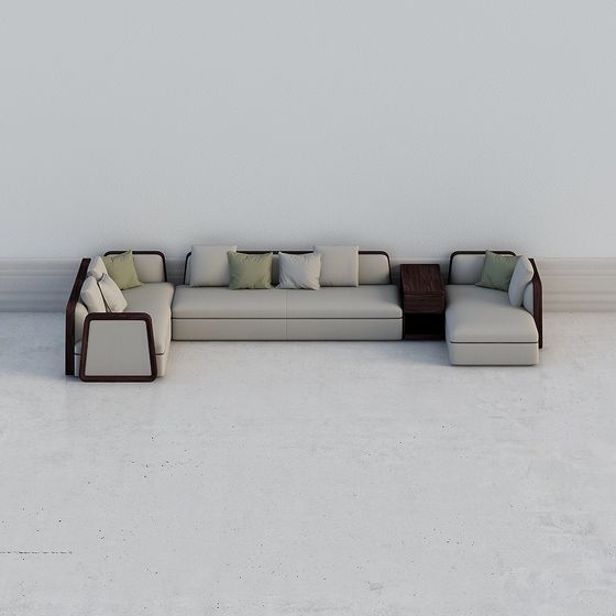 Urban Comfort Modern Sofa 3D model