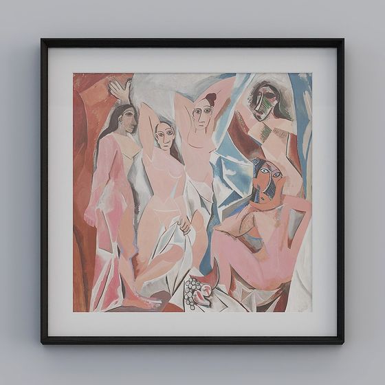 Abstract Dancer Low Poly 3D Model