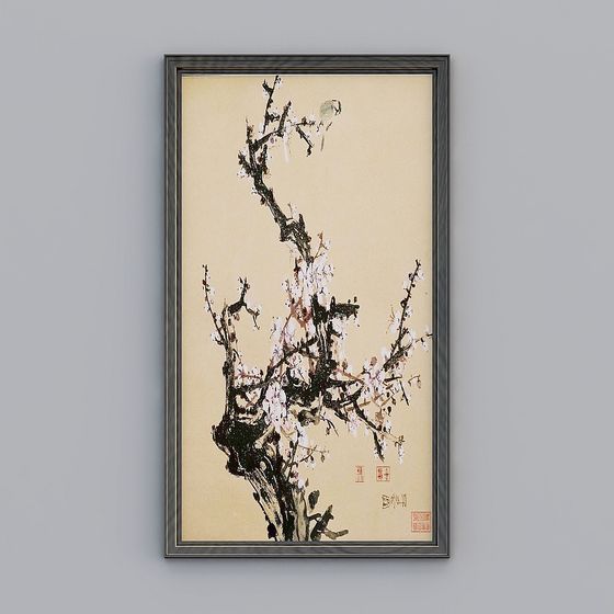 Elegant Spring Blossom 3D model for Creative Projects