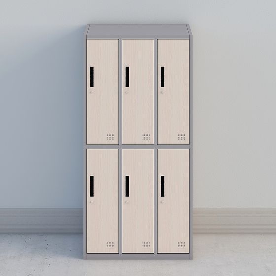 Modern Minimalist Storage Cabinet 3D model