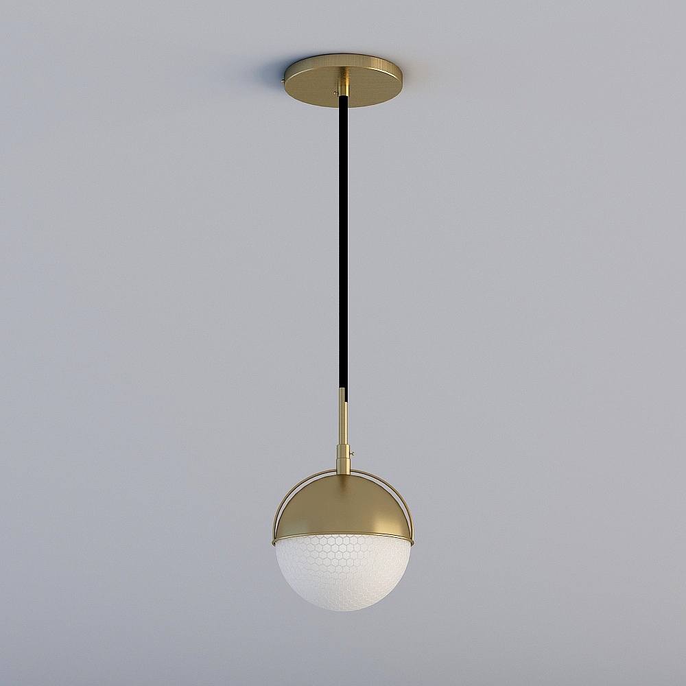 Lustre repas en cuivre tout ours CD2215