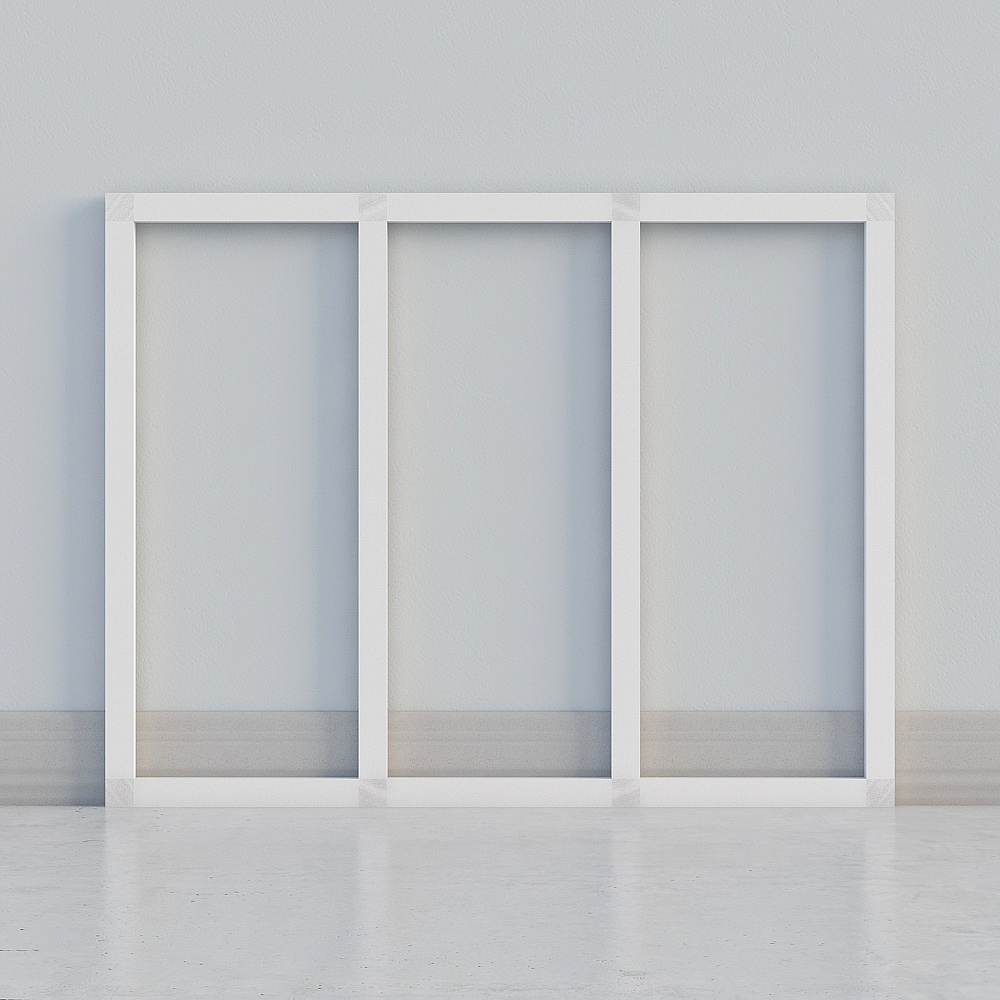 Minimalist Glass Partition 3D model